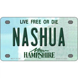 Nashua New Hampshire State License Plate 4" x 2.2" (MLP)