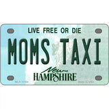 Moms Taxi New Hampshire State License Plate 4" x 2.2" (MLP)