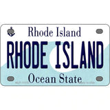 Rhode Island State License Plate Novelty License Plate 4" x 2.2" (MLP)