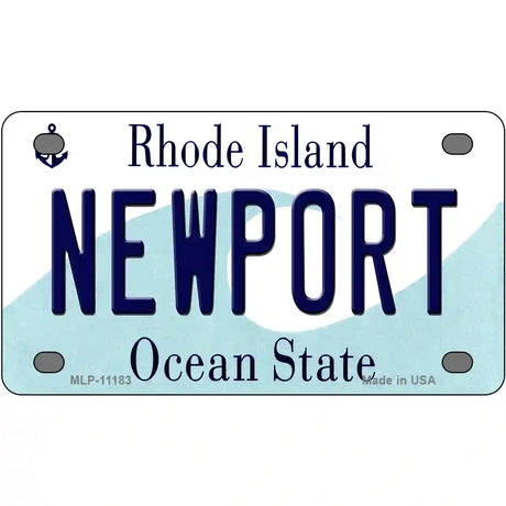 New Port Rhode Island State License Plate Novelty License Plate 4" x 2.2" (MLP)