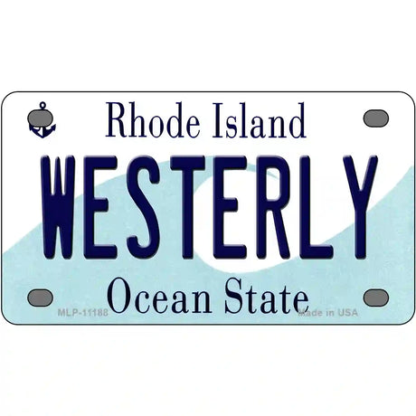 Westerly Rhode Island State License Plate Novelty License Plate 4" x 2.2" (MLP)