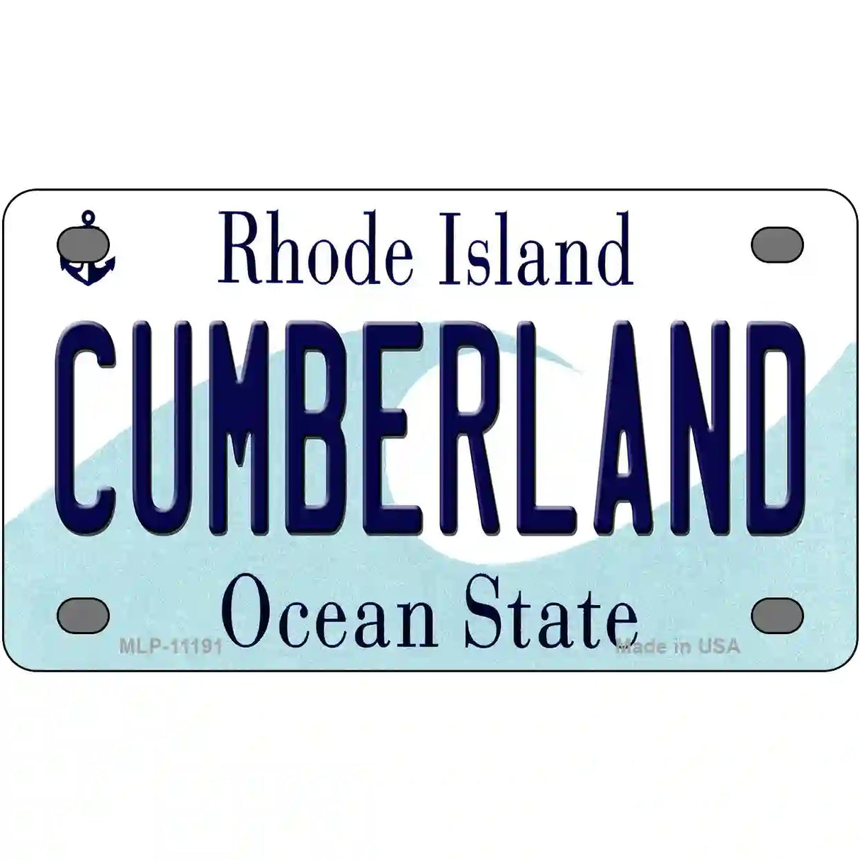 Cumberland Rhode Island State License Plate Novelty License Plate 4" x 2.2" (MLP)