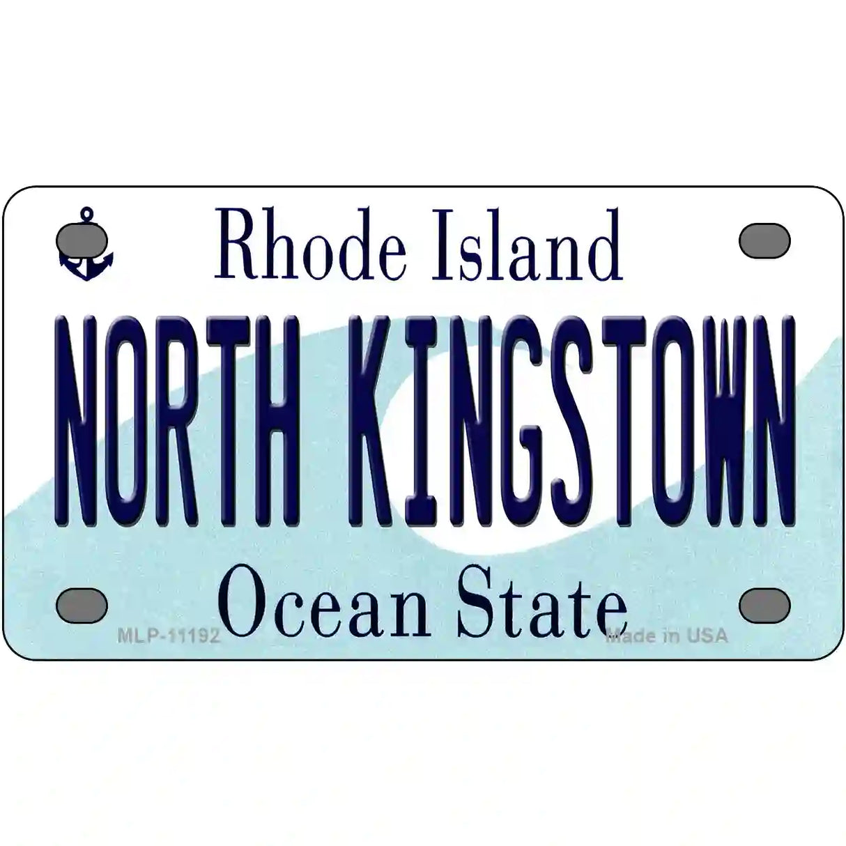 North Kingstown Rhode Island State License Plate Novelty License Plate 4" x 2.2" (MLP)