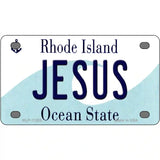 Jesus Rhode Island State License Plate Novelty License Plate 4" x 2.2" (MLP)