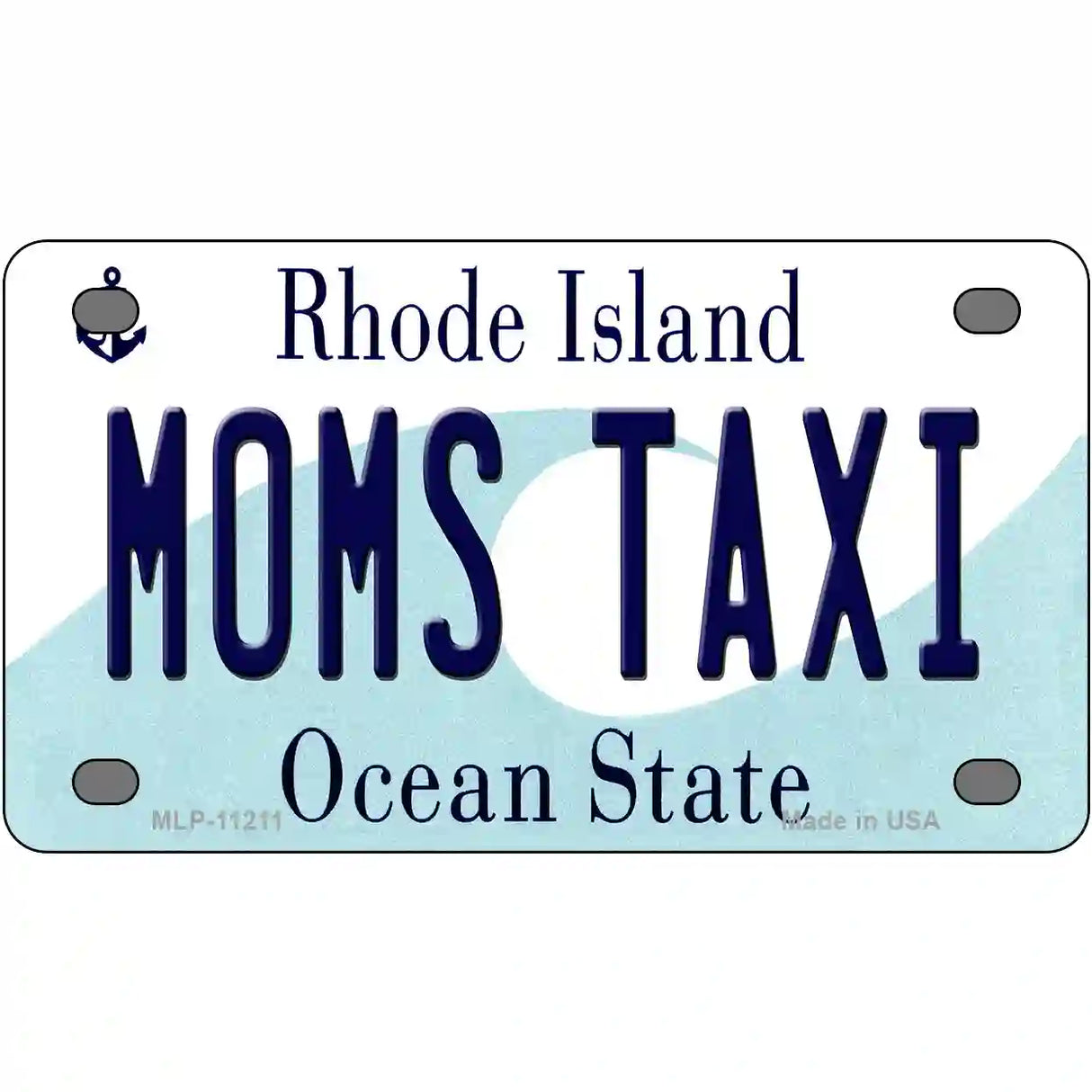 Moms Taxi Rhode Island State License Plate Novelty License Plate 4" x 2.2" (MLP)