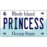 Princess Rhode Island State License Plate Novelty License Plate 4" x 2.2" (MLP)