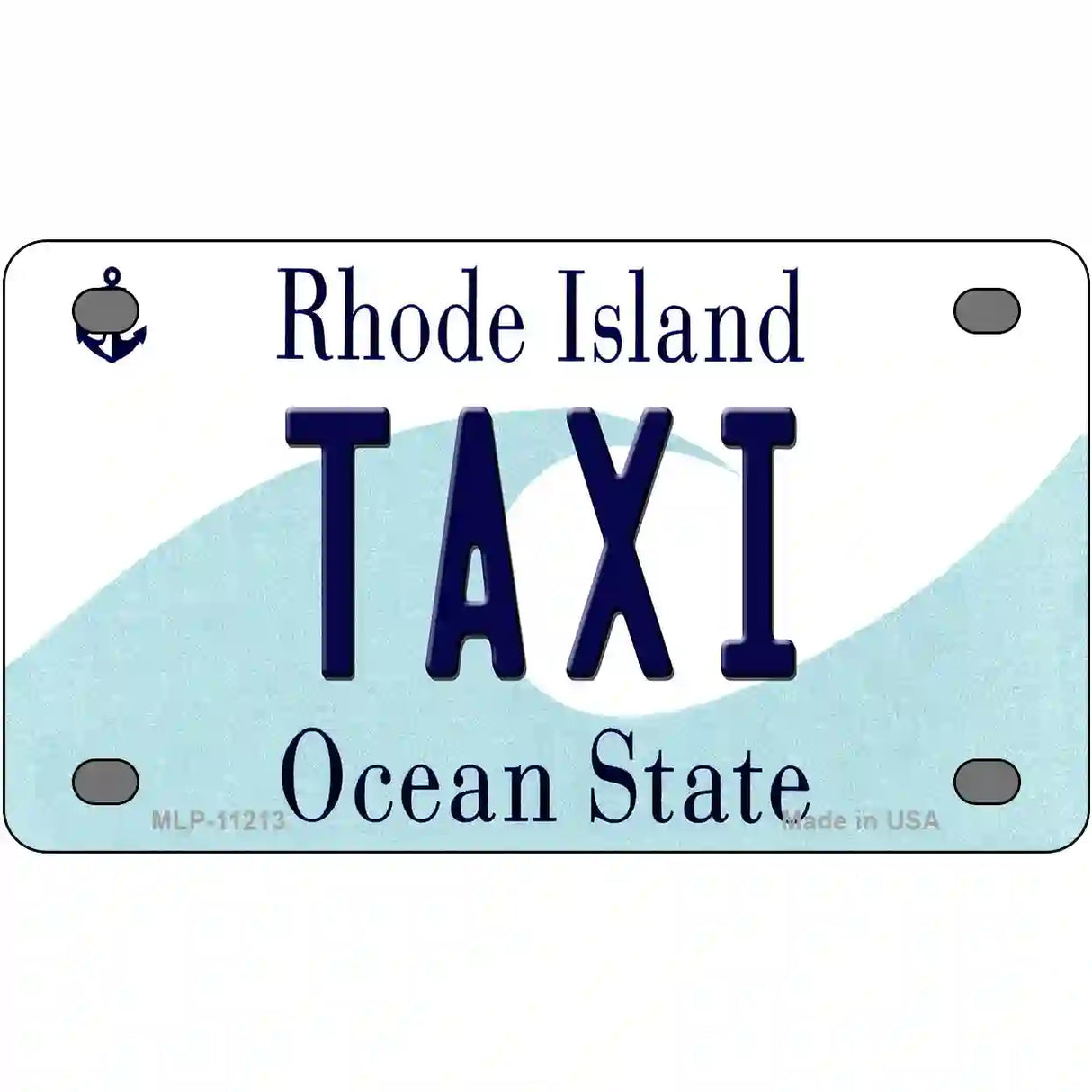 Taxi Rhode Island State License Plate Novelty License Plate 4" x 2.2" (MLP)