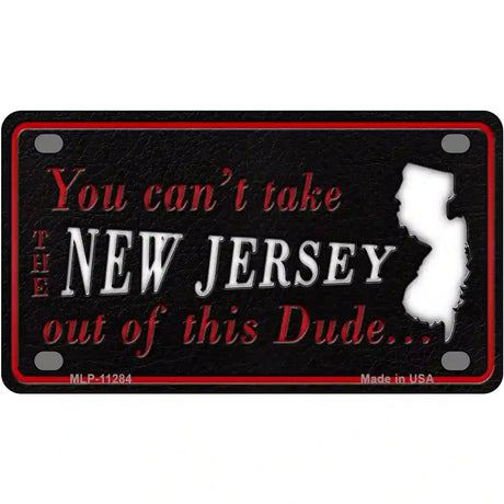 New Jersey Dude Novelty Metal License Plate 4" x 2.2" (MLP)