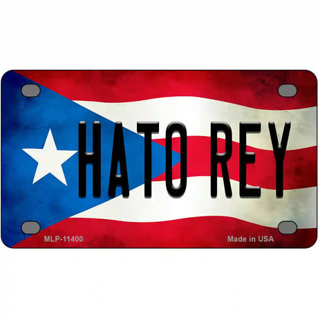 Hato Rey Puerto Rico Flag License Plate Metal Novelty 4" x 2.2" (MLP)