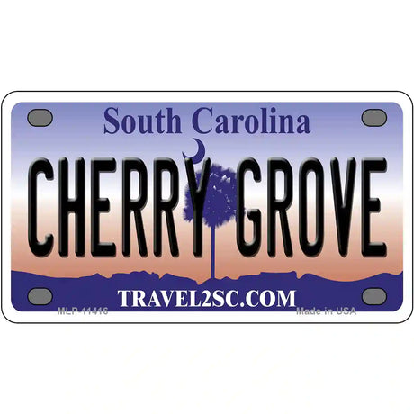 Cherry Grove South Carolina Novelty License Plate 4" x 2.2" (MLP)