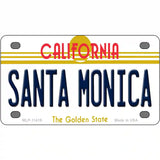 Santa Monica California Novelty License Plate 4" x 2.2" (MLP)