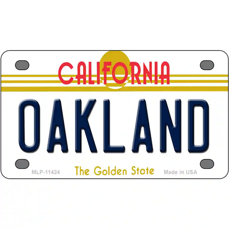 Oakland California Novelty License Plate 4" x 2.2" (MLP)