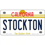 Stockton California Novelty License Plate 4" x 2.2" (MLP)