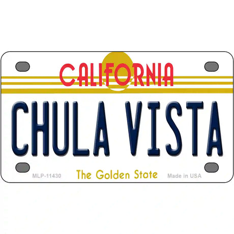 Chula Vista California Novelty License Plate 4" x 2.2" (MLP)