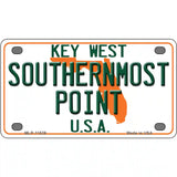 Key West Southernmost Point Novelty License Plate 4" x 2.2" (MLP)