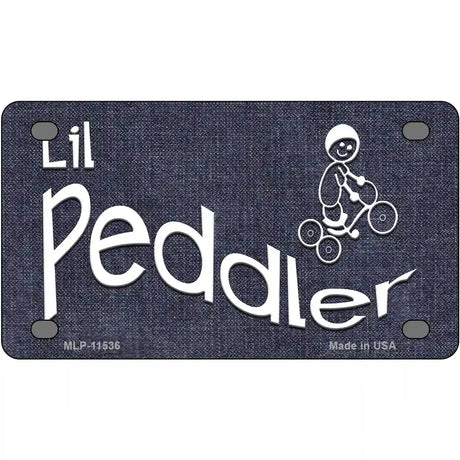 Lil Peddler Novelty License Plate 4" x 2.2" (MLP)