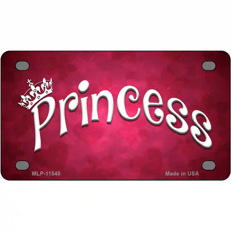 Princess Novelty License Plate 4" x 2.2" (MLP)