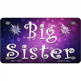 Big Sister Novelty License Plate 4" x 2.2" (MLP)