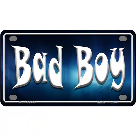 Bad Boy Novelty License Plate 4" x 2.2" (MLP)