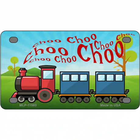 Choo Choo Novelty License Plate 4" x 2.2" (MLP)