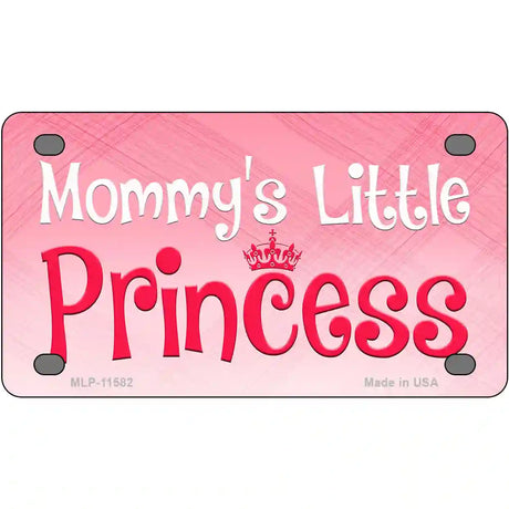 Mommys Little Princess Novelty License Plate 4" x 2.2" (MLP)