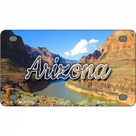 Arizona Canyon Novelty Metal State License Plate 4" x 2.2" (MLP)