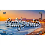 California Beach Novelty Metal State License Plate 4" x 2.2" (MLP)