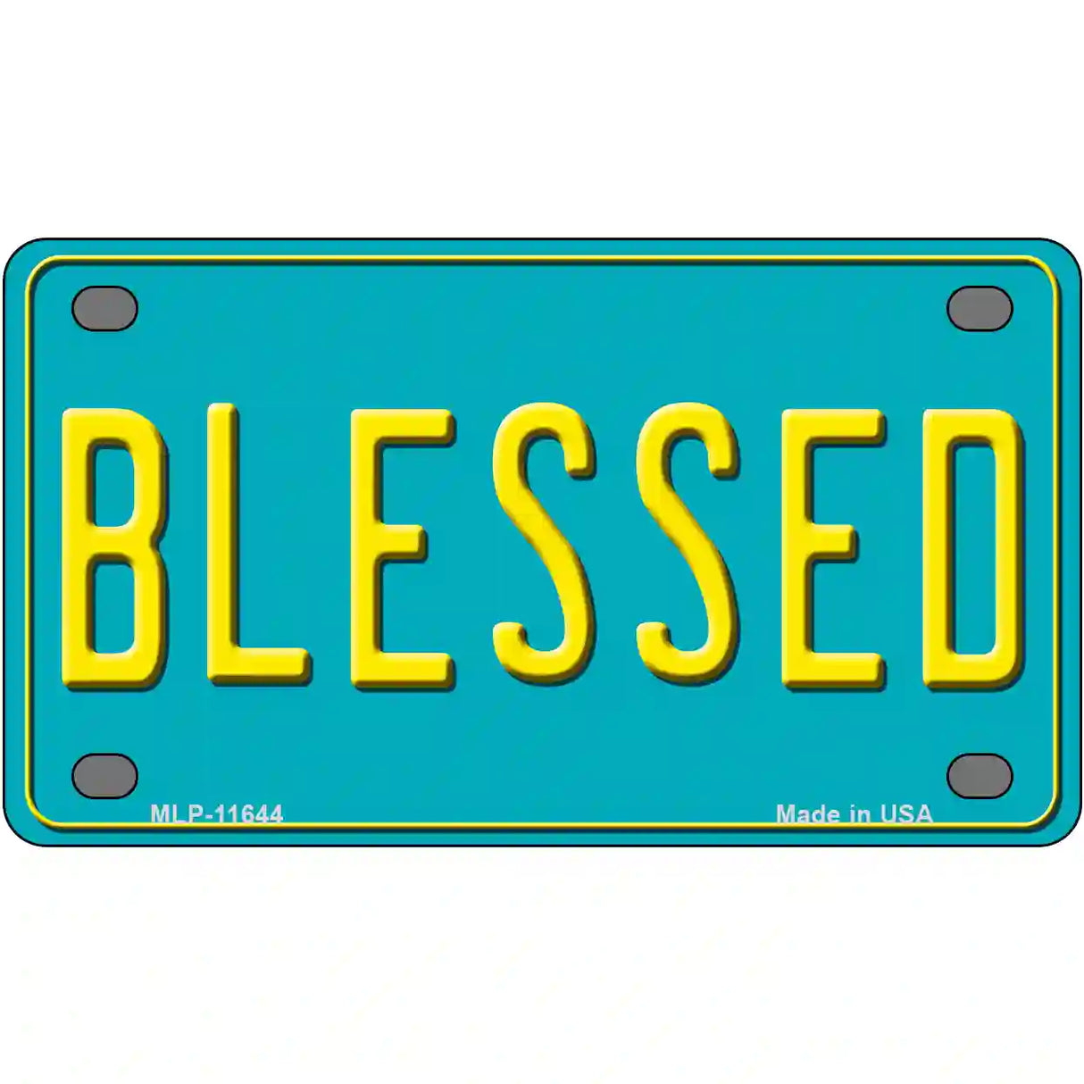 Blessed Novelty License Plate 4" x 2.2" (MLP)