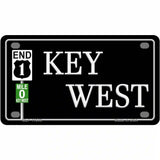 Key West Highway Sign Novelty License Plate 4" x 2.2" (MLP)