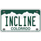 Incline Colorado Novelty License Plate 4" x 2.2" (MLP)