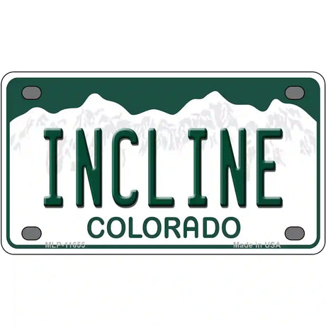 Incline Colorado Novelty License Plate 4" x 2.2" (MLP)