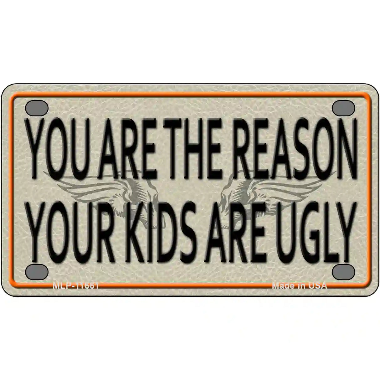 You Are The Reason Novelty License Plate 4" x 2.2" (MLP)