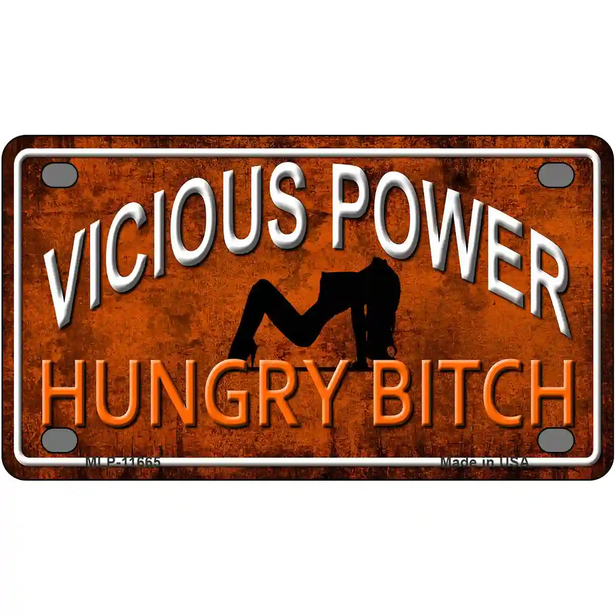 Vicious Power Novelty License Plate 4" x 2.2" (MLP)