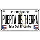 Puerta De Tierra Puerto Rico Novelty License Plate 4" x 2.2" (MLP)