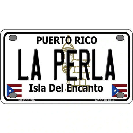 La Perla Puerto Rico Novelty License Plate 4" x 2.2" (MLP)