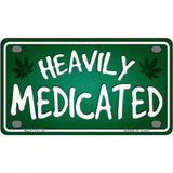 Heavily Medicated Novelty License Plate 4" x 2.2" (MLP)