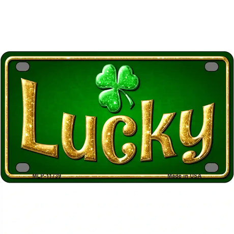 Lucky Irish Novelty License Plate 4" x 2.2" (MLP)