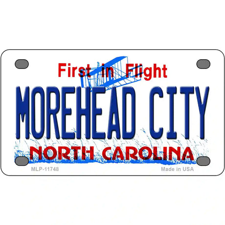 Morehead City North Carolina State License Plate 4" x 2.2" (MLP)