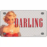 Darling Vintage Pinup Novelty License Plate 4" x 2.2" (MLP)