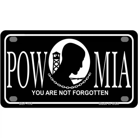 POW-MIA Novelty Metal License 4" x 2.2" (MLP)