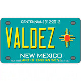 Valdez New Mexico Novelty License Plate 4" x 2.2" (MLP)