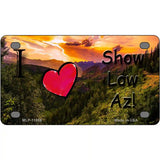 Show Low Valley Arizona Novelty License Plate 4" x 2.2" (MLP)