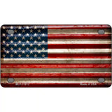 American Flag Novelty License Plate 4" x 2.2" (MLP)