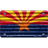 Arizona Flag Novelty License Plate 4" x 2.2" (MLP)