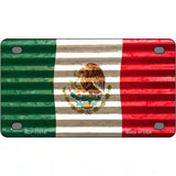 Mexico Flag Novelty License Plate 4" x 2.2" (MLP)