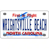 Wrightsville Beach North Carolina Novelty License Plate 4" x 2.2" (MLP)