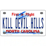 Kill Devil Hills North Carolina Novelty License Plate 4" x 2.2" (MLP)