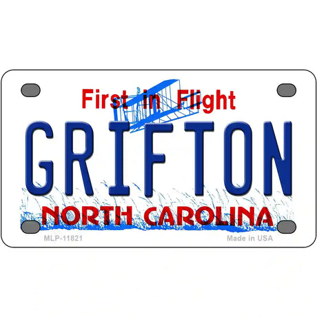 Grifton North Carolina Novelty License Plate 4" x 2.2" (MLP)