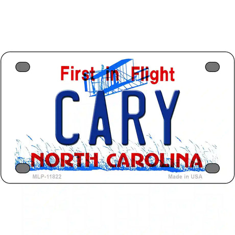 Cary North Carolina Novelty License Plate 4" x 2.2" (MLP)