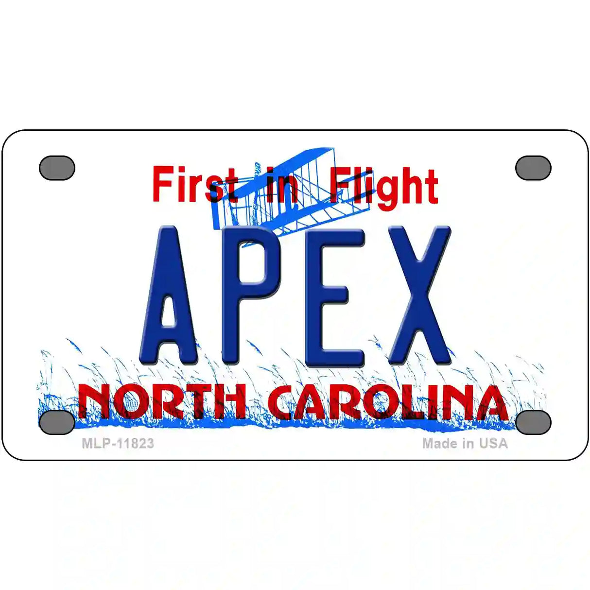 Apex North Carolina Novelty License Plate 4" x 2.2" (MLP)